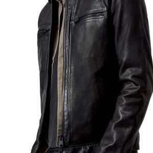 *All Saints Lark, leather jacket*